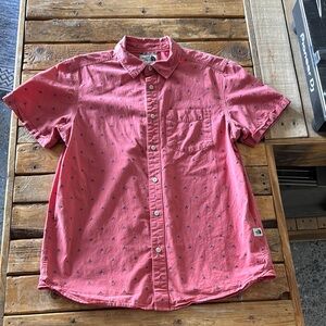 The North Face Men's Pink Short Sleeve Shirt